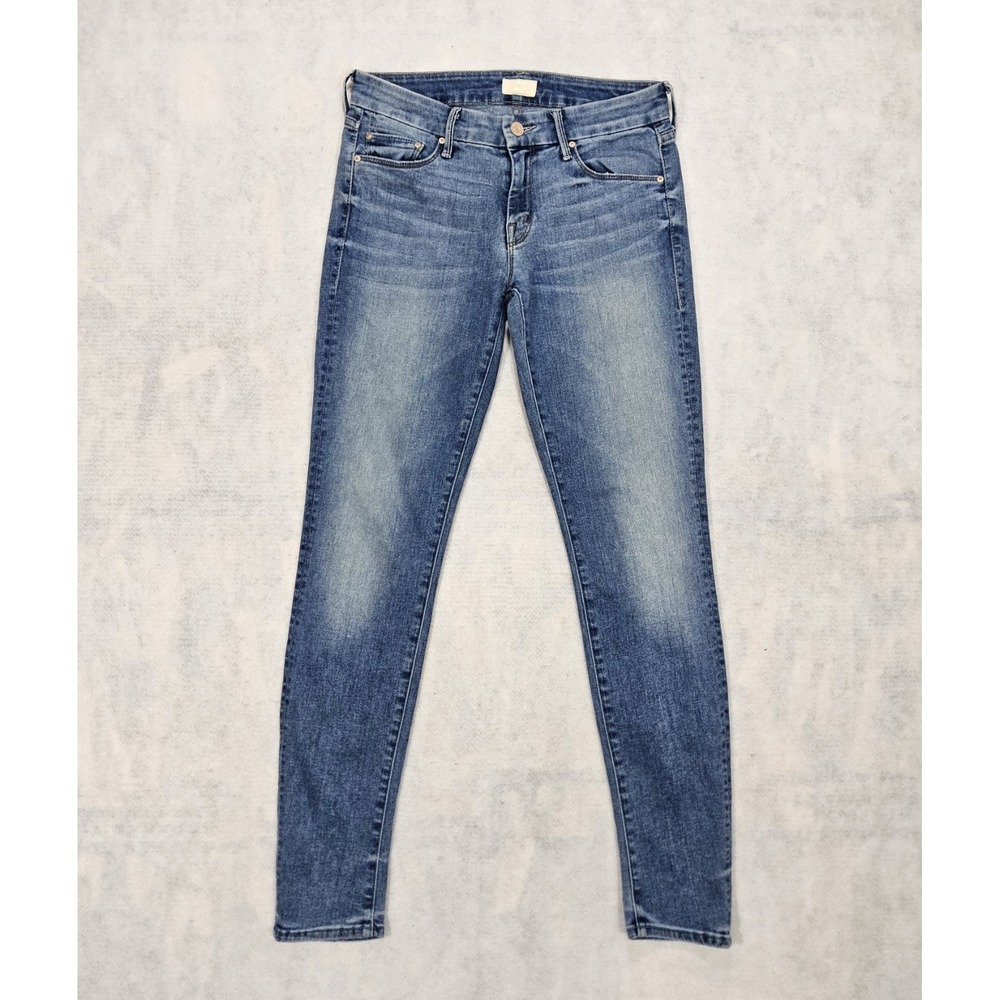 MOTHER Women’s Skinny Jeans - Medium Blue Wash